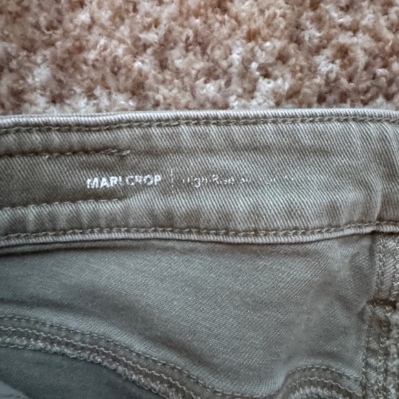 AG Adriano Goldschmied Tan Marni Crop Size 25R - Picture 3 of 4